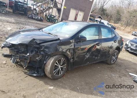 2018 Toyota Corolla Le z USA, uszkodzony, nr VIN 2T1BURHEXJC989837